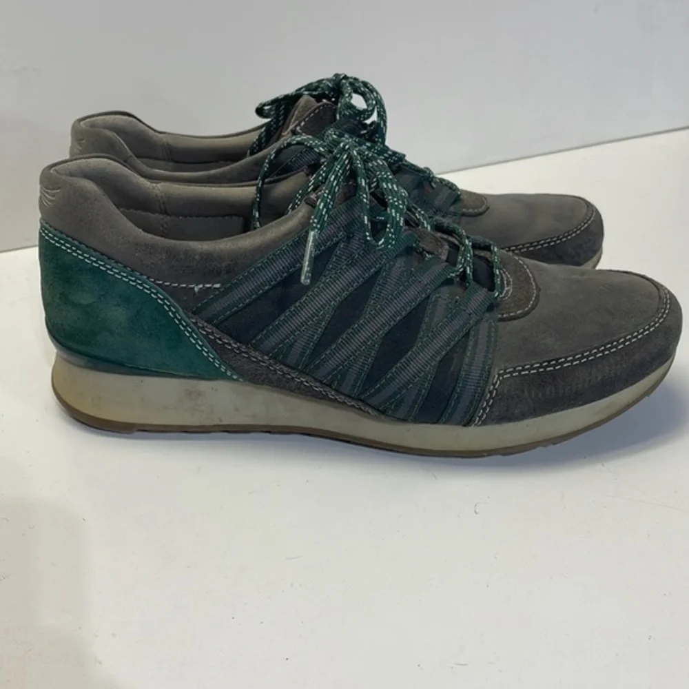 Dansko gray and green lace up shoes 405-201219